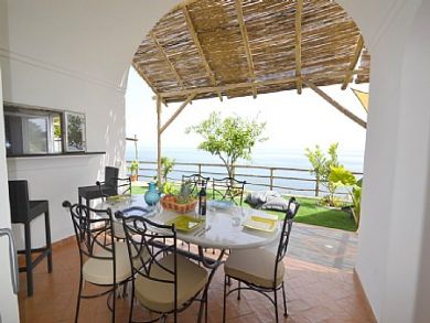 Private villa sleeps 6 in Praiano with pool by the Sea